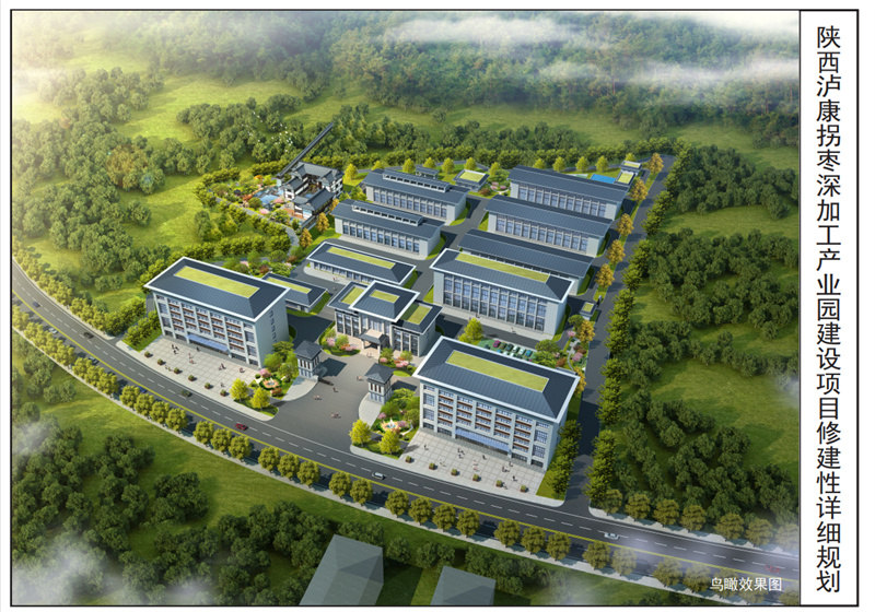 陕西泸康拐枣深加工产业建设项目修建性详规