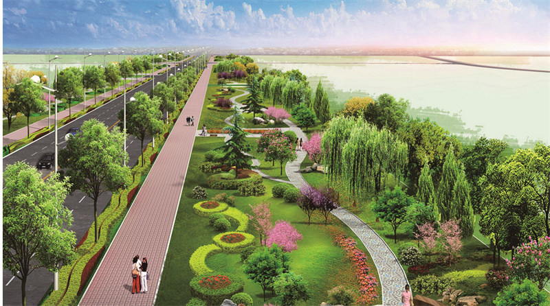 恒口示范区月河堤防综合工程月滨南大道（产业园区段）工程