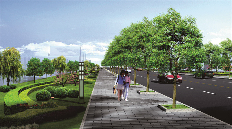 恒紫飞地经济园区二路市政工程